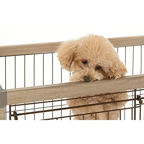 リッチェル アルミフレームペットサークル 90-60 ベージュ 