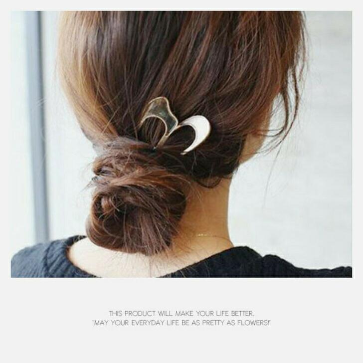 Uピン クラッシックデザインビッグサイズU型ヘアピン・かんざし  