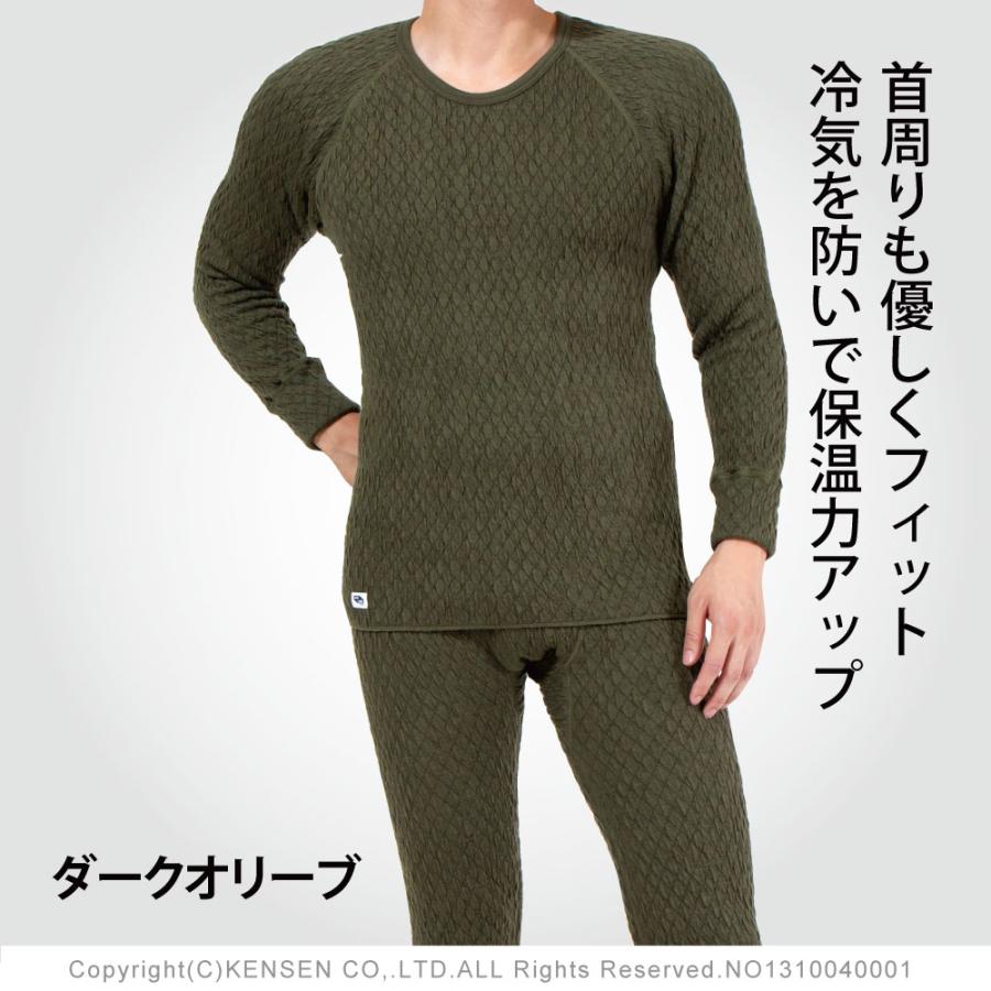 ひだまり [上下別売 送料無料]ひだまり エベレスト 紳士用 長袖 丸首