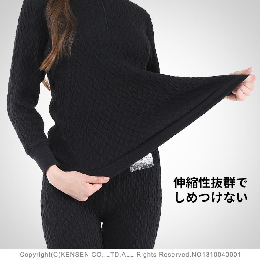 【婦人用インナー】ひだまり肌着　EVP エベレストプロ　Ꮇサイズ　ブラック ひだまり本舗本店｜エベレストX 婦人ハイネックインナー詳細