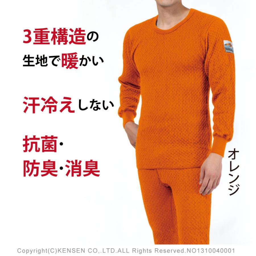 ひだまり [新商品][上下別売]ひだまり チョモランマ8848 紳士 長袖