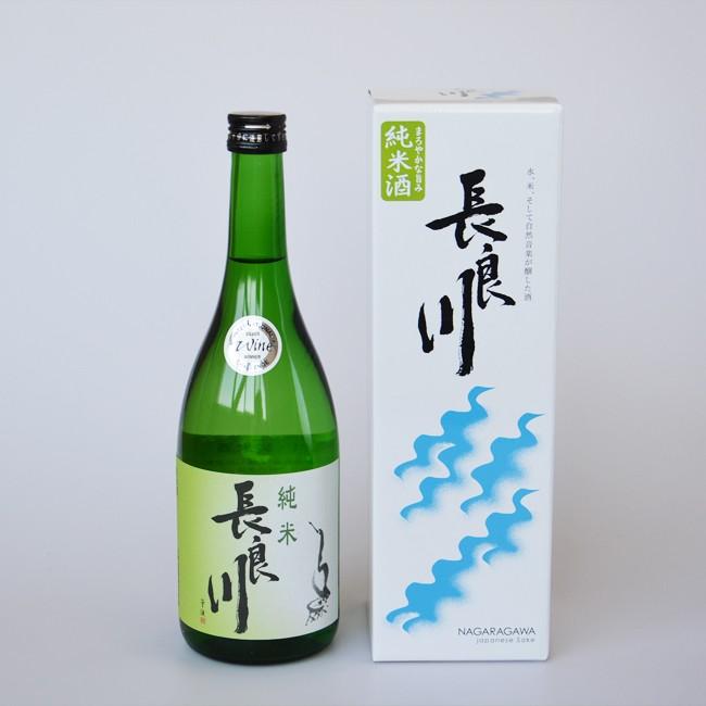 お酒】 小町酒造 純米酒 『長良川』 720ml 飲みあきしない まろやかな