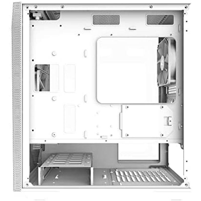 PCケース ホワイト ZALMAN Z1 Iceberg White ミニタワー型PCケース 多角形デザイン CS8340｜hidarikiki｜08