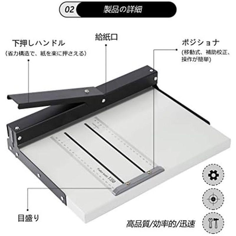 NEWTRY 紙折り機 マーキングプレス機 インデントマシン 手動 紙 折り目 業務用 高精密 半分折り 三つ折り 文書、名刺、写真、招待状｜hidarikiki｜02