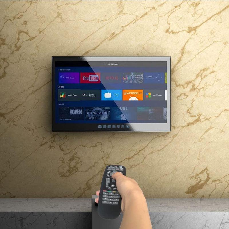 elecsung 防水テレビ お風呂 Bcas 22V型 Android TV 浴室用ンスマートミラーTV IP66防水テレビ Wi-Fi/｜hidarikiki｜15