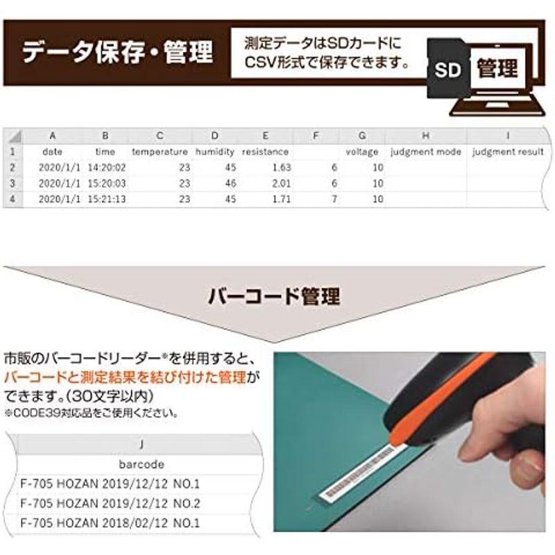 人気カラーの ホーザン(HOZAN) 適応F-110 F-110-6 計測工具 履物用電極