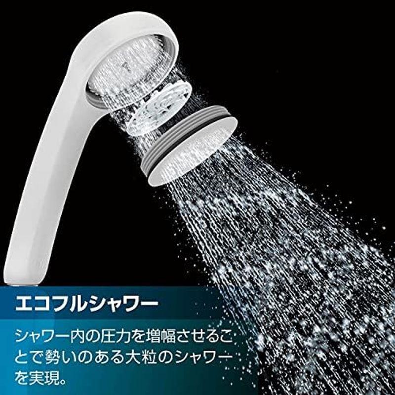 LIXIL(リクシル) INAX 浴室用 サーモスタット付シャワーバス水栓 エコフルシャワー 樹脂ヘッド メッキハンドル RBF-812｜hidarikiki｜06