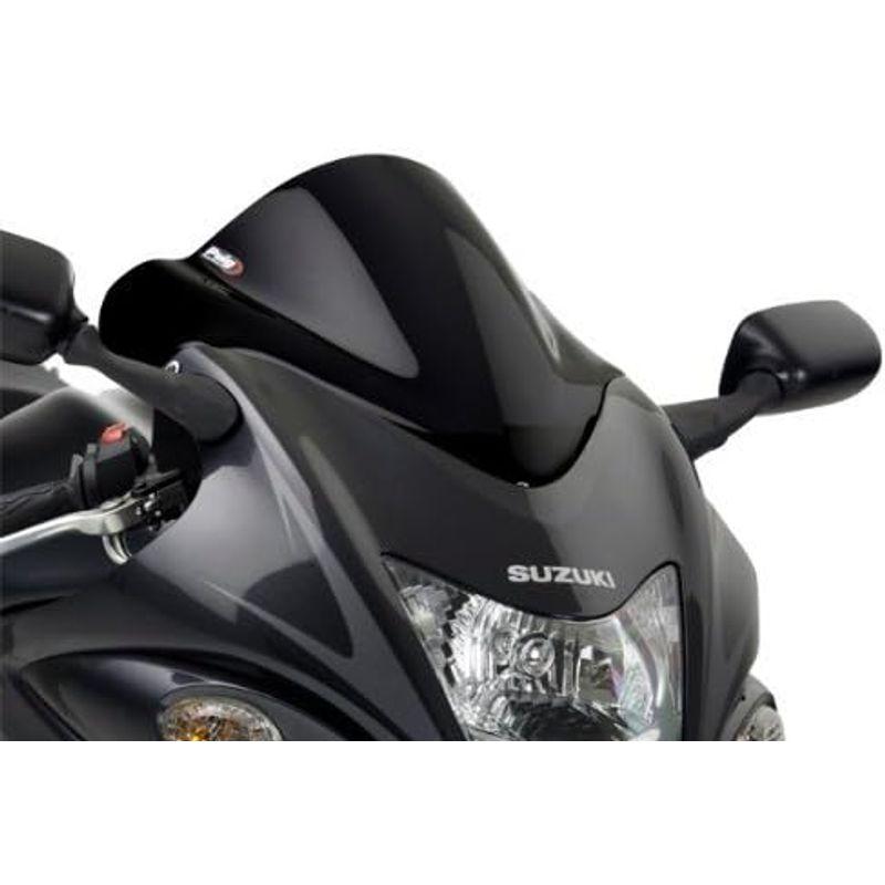 バイク用スクリーン本体 BLACK カウル Puig 4826N RACING-SCREEN SUZUKI GSX1300R隼(08-15) プーチ スクリーン オ｜hidarikiki｜04