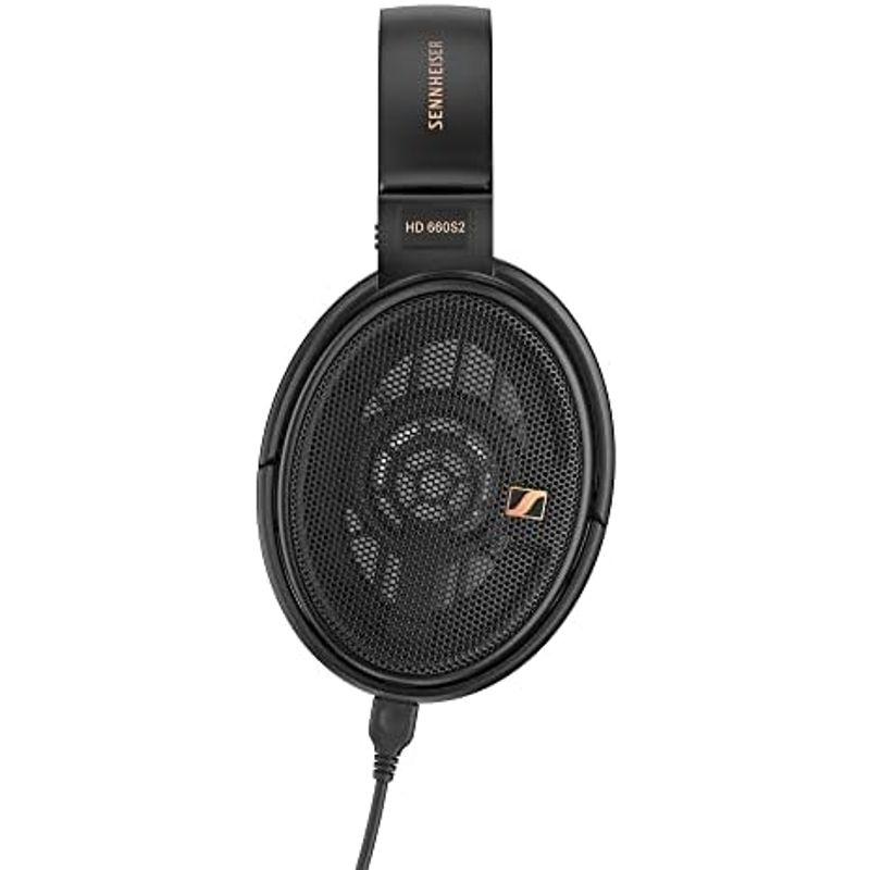 ゼンハイザー Sennheiser ヘッドホン 有線 HD 660S2 ブラック 開放型 オープン型 高性能トランスデューサー 超軽量ボイス｜hidarikiki｜02