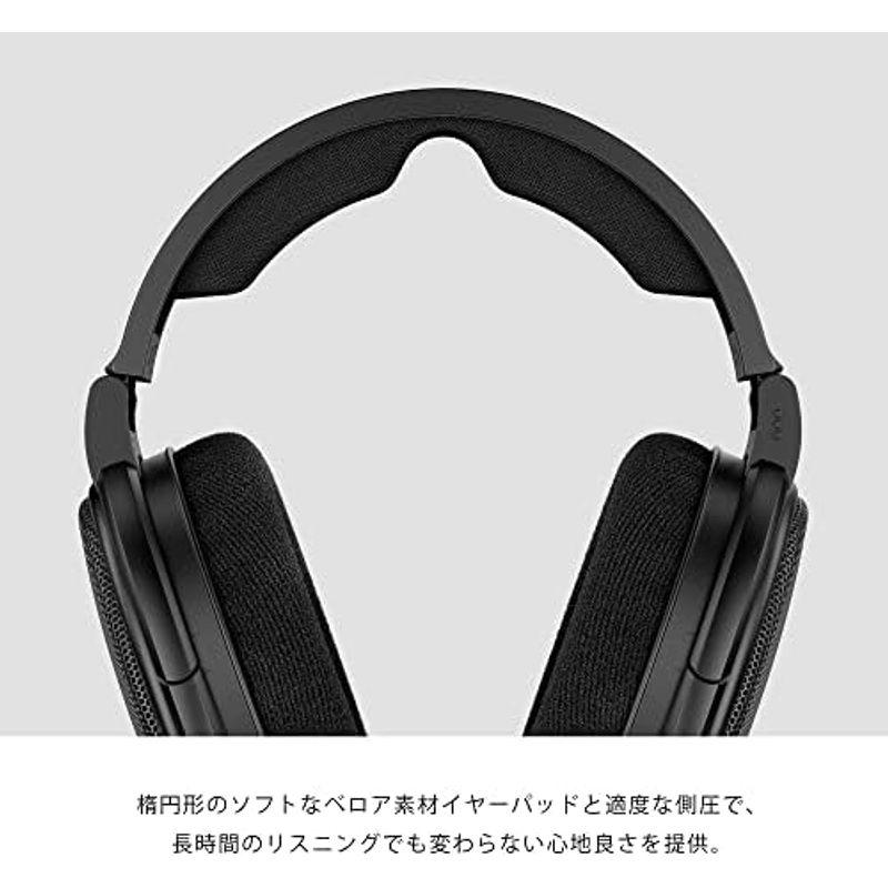 ゼンハイザー Sennheiser ヘッドホン 有線 HD 660S2 ブラック 開放型 オープン型 高性能トランスデューサー 超軽量ボイス｜hidarikiki｜07