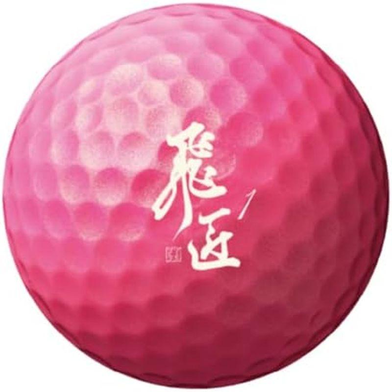 ワークスゴルフ(WORKS GOLF) ゴルフ ボール 飛匠 プレミアムレディ ピンクパール 3ダース｜hidarikiki｜12