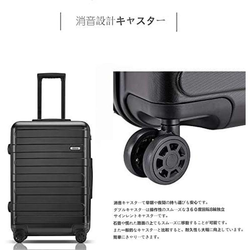 (ヴィヴィシティ) スーツケース キャリーバッグ キャリーケース 機内持込可 大容量 大型軽量 8輪 静音 TSAロック搭載 100%PC｜hidarikiki｜03