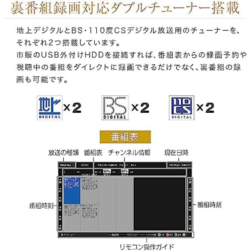 グリーンハウス 32インチ スマートテレビ(Google TV) ハイビジョン 3波ダブルチューナー GH-GTV32AC-BK｜hidarikiki｜14