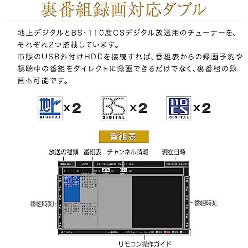 グリーンハウス 32インチ スマートテレビ(Google TV) ハイビジョン 3波ダブルチューナー GH-GTV32AC-BK｜hidarikiki｜17