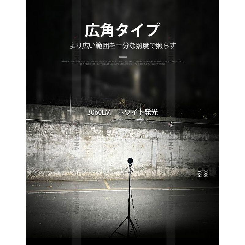 船舶用 車用 建築機械用 24ｗ トラクター 重機 建築機械 の作業灯 ブラック 農業機械 作業灯 led 防水 ワークライト led le｜hidarikiki｜17