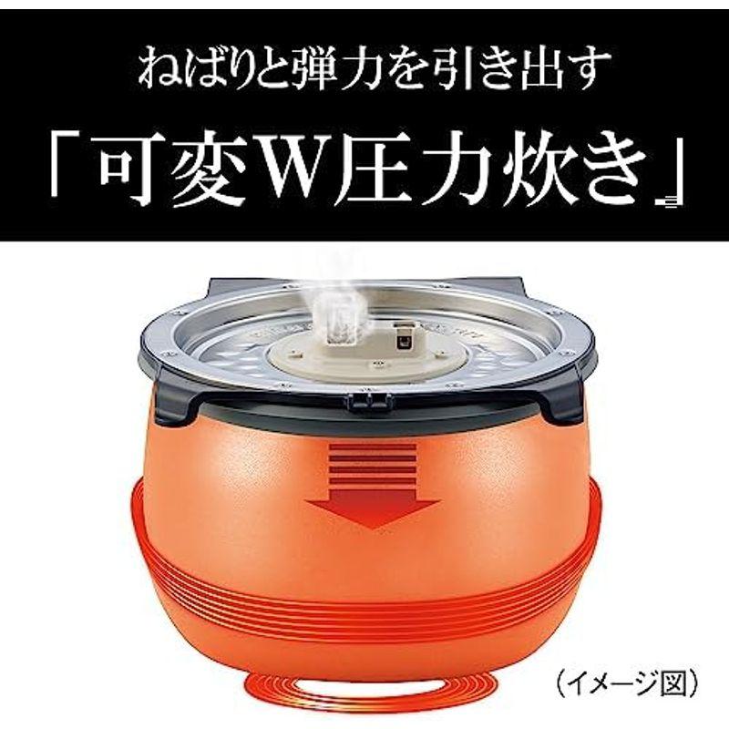 タイガー魔法瓶(TIGER) 炊飯器 1升 圧力IH式 炊きたて 土鍋蓄熱コート釜 ピュアホワイト JPI-Y180WY｜hidarikiki｜05