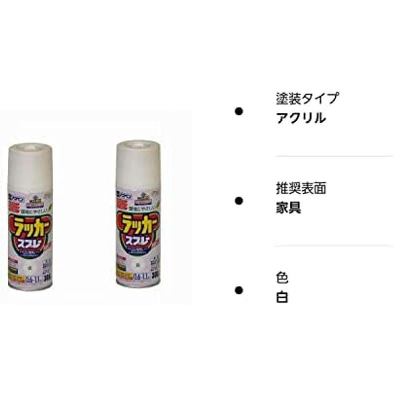 アサヒペン アスペンラッカースプレー 300ML ローングリーン まとめ買い5缶セット｜hidarikiki｜13