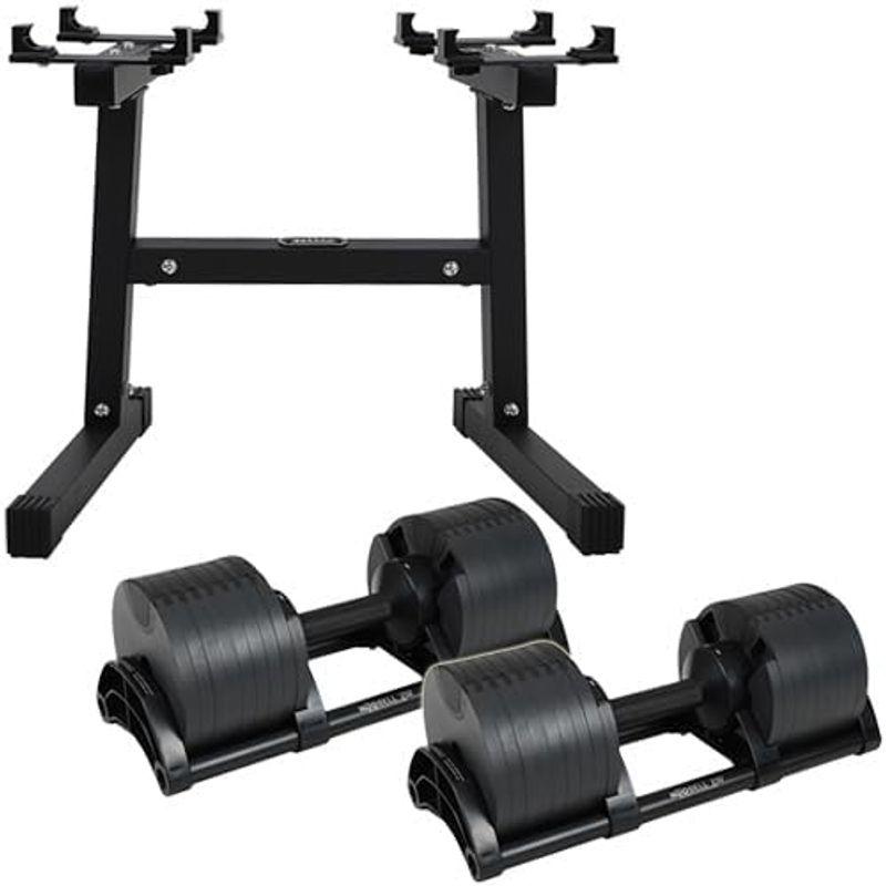 フレックスベル FLEXBELL 可変式ダンベル 20kg/32kg/36kg (2kg刻み) 2個 専用スタンドセット (NUO 正規代理｜hidarikiki｜08