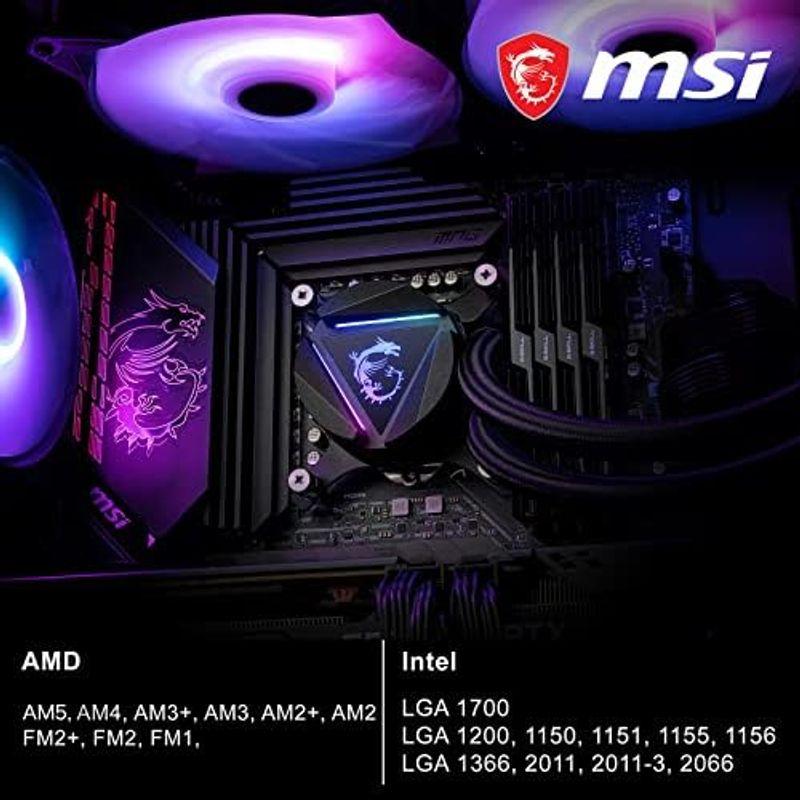 MSI MAG Core Liquid 280R V2 簡易水冷CPUクーラー FN1668｜hidarikiki｜15