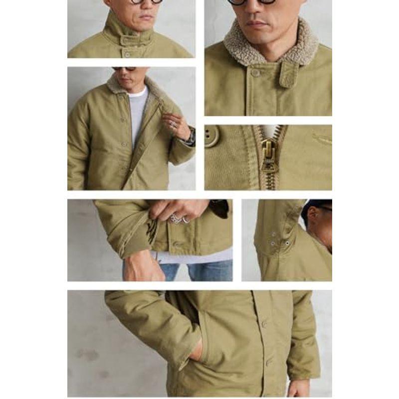 ワイパー inc 米海軍 U.S.NAVY N-1 デッキジャケット SOLID - TANWP01(44（XXL）｜hidarikiki｜11