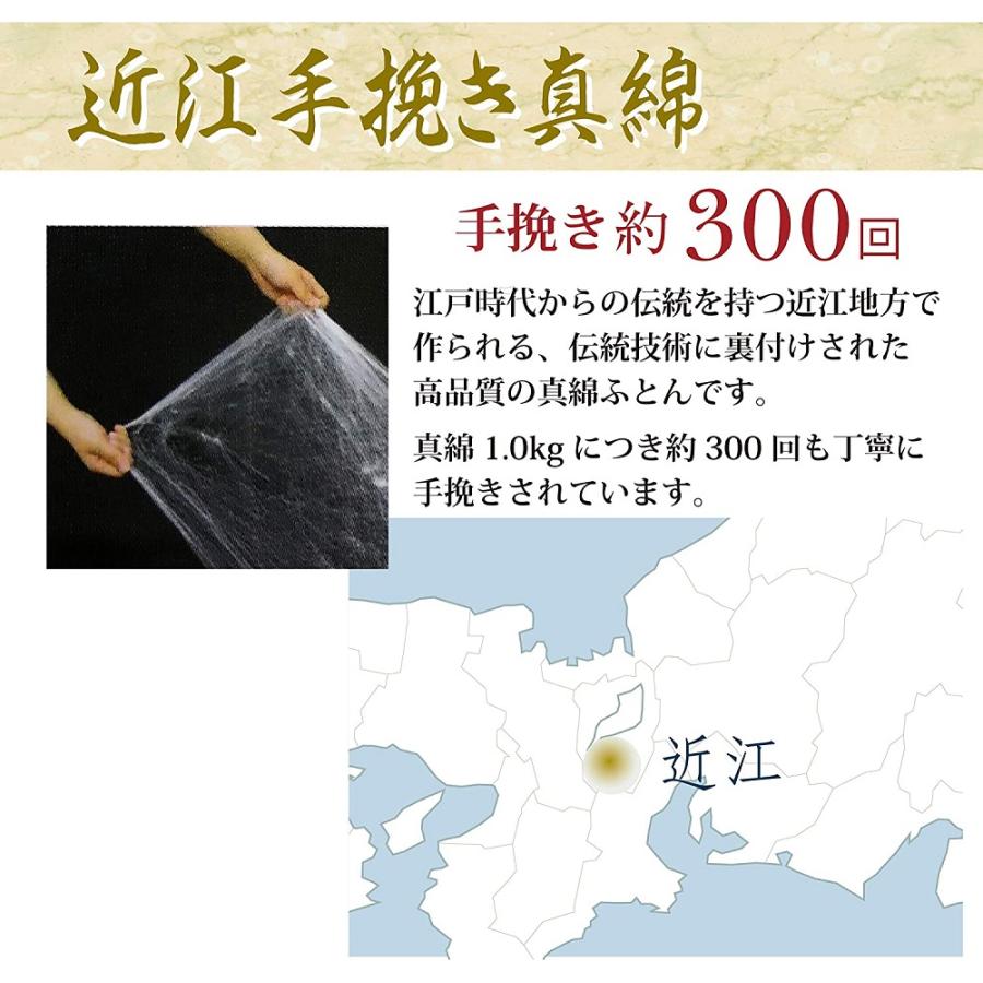 西川 モリスギャラリー 近江手挽き 真綿 シルク 肌掛けふとん