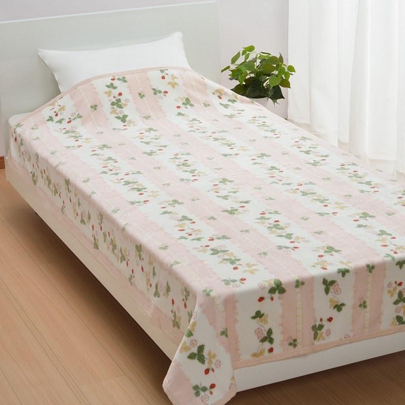 西川（nishikawa） シール織り 綿毛布 シングル ウェッジウッド