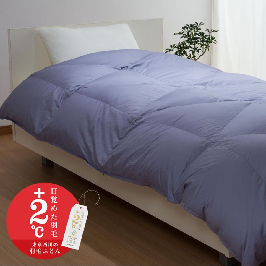 羽毛掛け布団 東京西川Première シングルサイズ　ホワイトコウダ 羽毛布団 西川 送料無料 シングルロング 150×210cm ホワイト