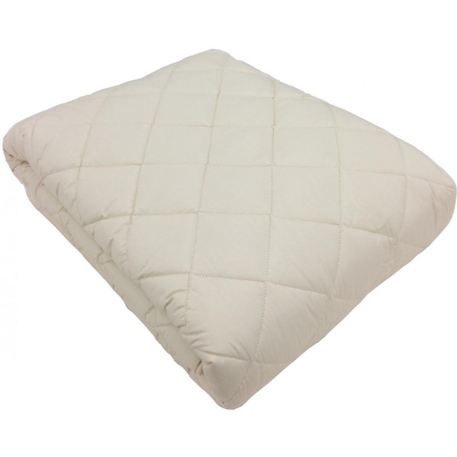 ウール ベッドパッド　二層式羊毛100％　厚手タイプ セミダブル 日本製｜hidatakayama-store
