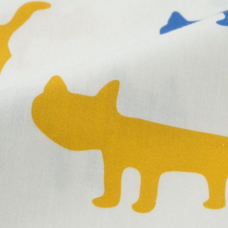 西川 マタノアツコ 掛けふとんカバー シルエット猫 綿100 西川 マタノアツコ 掛けふとんカバー シルエット猫 綿100