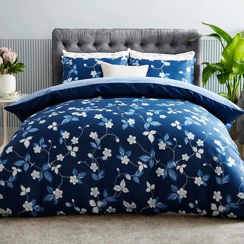 ウェッジウッド☆ダブル掛け布団カバーシーツ新品☆刺繍ワイルドストロベリー☆西川 西川（nishikawa） 東京西川 ウエッジウッド 掛けふとんカバー