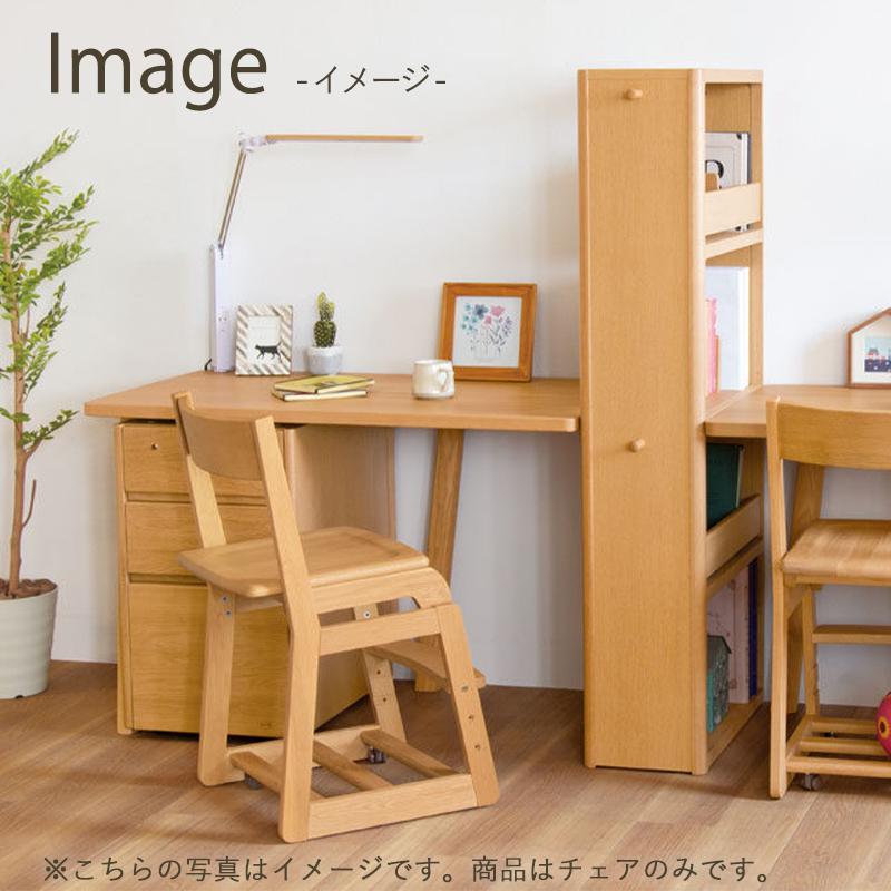 浜本工芸  デスクチェア 板座 DSC-53M 5年保証付 国産 キッズチェア 学習椅子 学習チェア ナラ ムク キャスター付 5年保証 浜本の画像