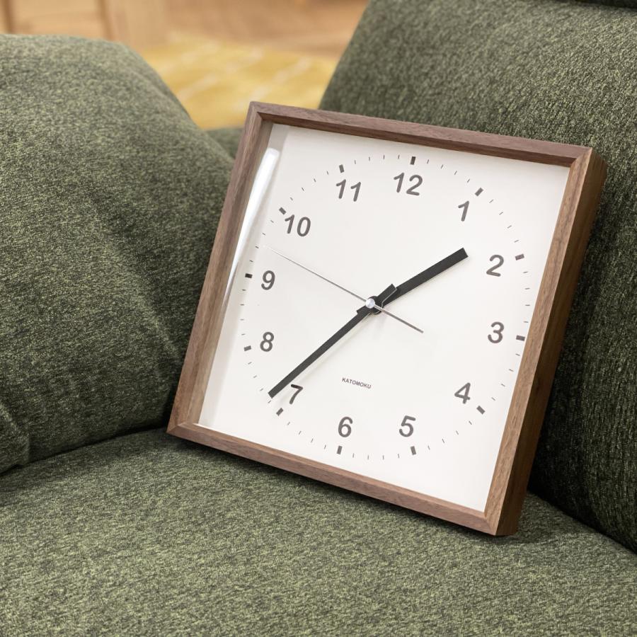 加藤木工 KATOMOKU カトモク muku square clock 時計 壁掛け時計 加藤木工 KATOMOKU カトモク muku square clock 時計 壁掛け時計