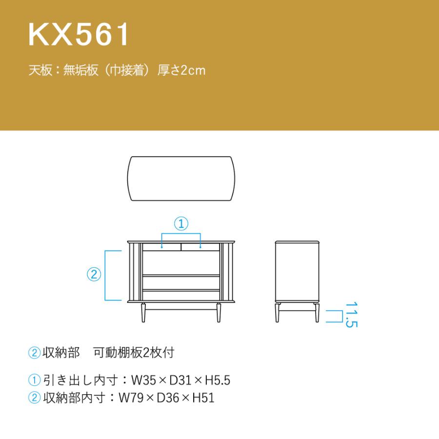 飛騨産業 HIDA SEOTO-EX キャビネット KX561/566U 10年保証付 幅110