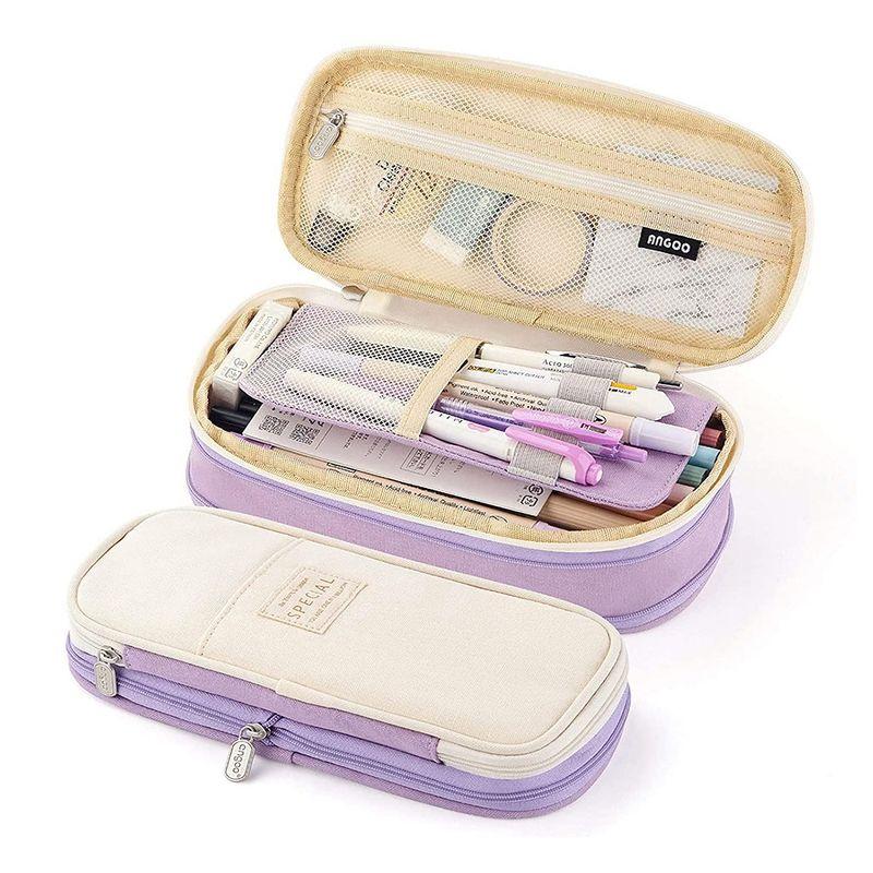 STAROUR ペンケース 大容量 マチつき 筆箱 多機能 ツールペンケース ポーチ 中小学生 高校生 大学生 男の子 女の子 子供 サラリ 2023031911184000283ヒデ