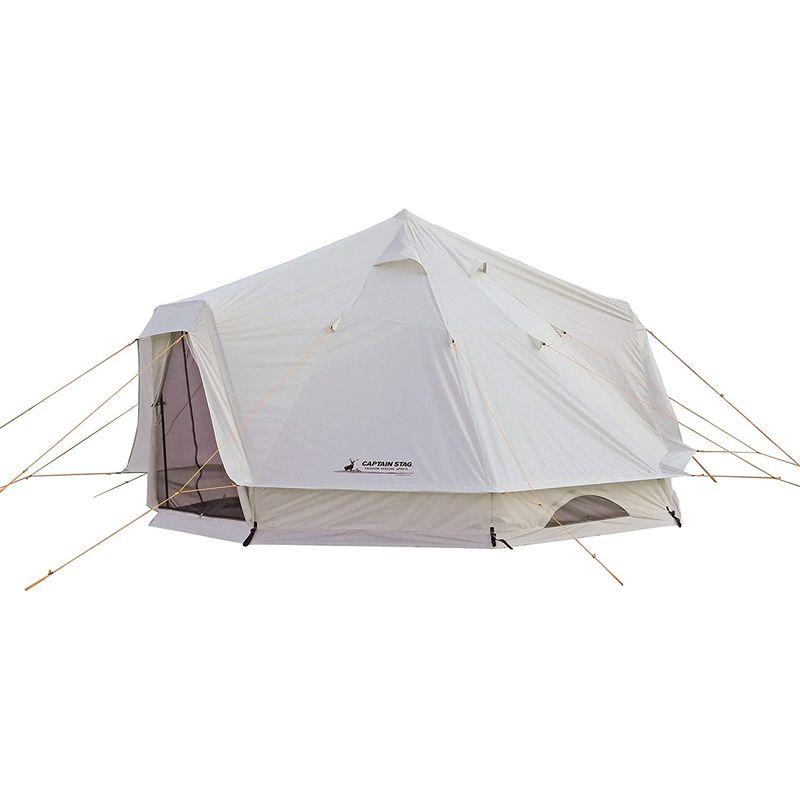 【２点セット】 キャプテンスタッグ(CAPTAIN STAG) テント ワンポールテント DXオクタゴン 400UV サイズ400×400×H250cm U 【WSO6417200770】(22679円)