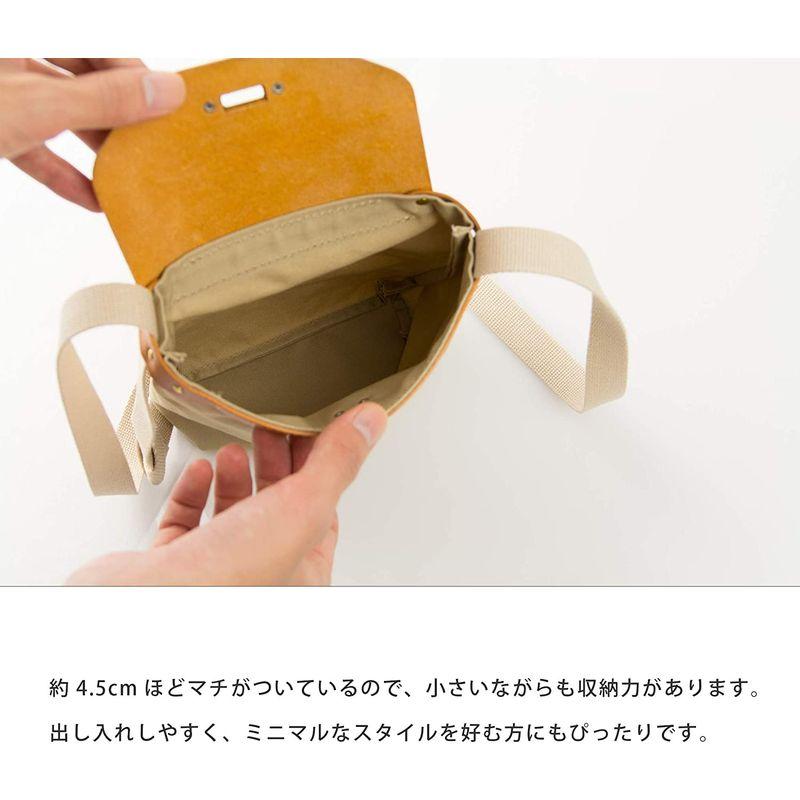 クリフ ショルダーバッグ サコッシュ ポーチ 日本製 軽い ベンタイル 本革 clife wind (ベージュ) ベンタイル wind クリフ ショルダーバッグ サコッシュ ポーチ 日本製 軽い 本革 clife ベージュ サイズ 5cm