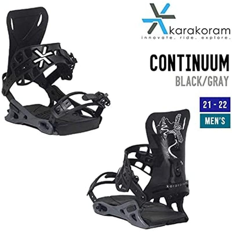 2026年 KARAKORAM カラコラム 21-22 CONTINUUM コンティニウム スノーボード ビンディング BLK/GRAY S_(?US8 【DGJ7356571359】(25999円)