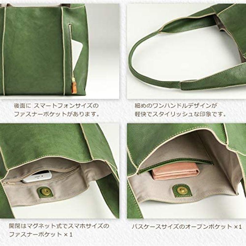 アルコロ ARCOLO 日本製 姫路レザー ワンハンドル セミショルダー トートバッグ … (テラコッタ) ARCOLO 日本製 姫路レザー ワンハンドル セミショルダー トートバッグ … テラコッタ 　