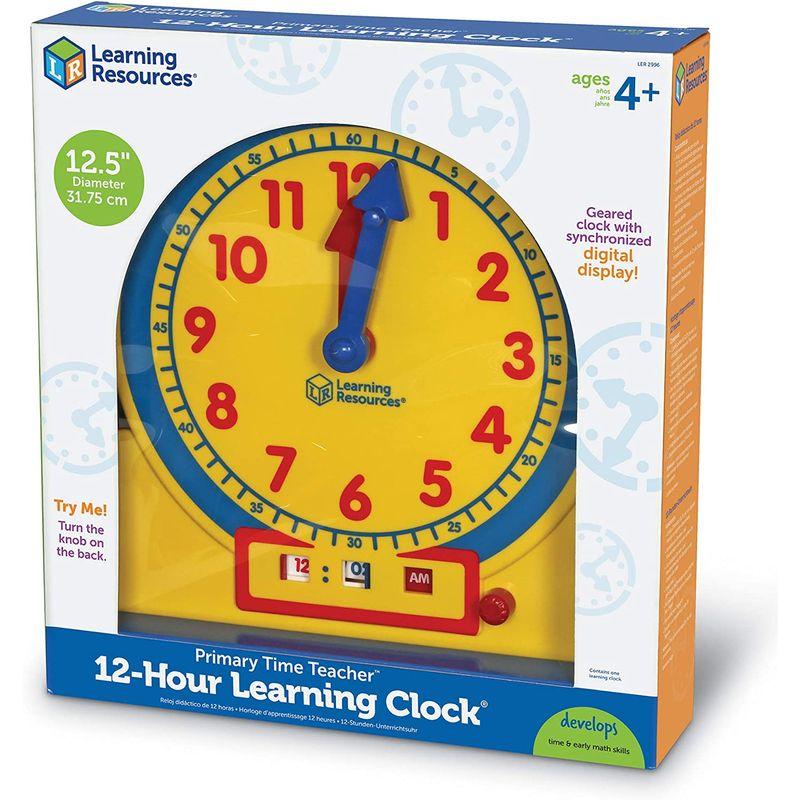 ラーニング リソーシズ(Learning Resources) 学習時計 デジタルとアナログ 教室用 37cm LER 2996 リソーシズ Learning Resources 学習時計 デジタルとアナログ 教室用 37cm LER 約 cm