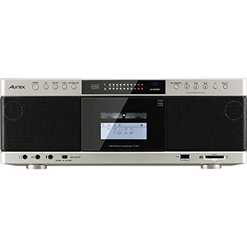 東芝 ハイレゾ CDラジカセ SD/USB/CD-RW対応 Aurex TY-AK1(N) サテンゴールド ハイレゾ CDラジカセ SD/USB/CD RW対応 Aurex TY AK1 サテンゴールド