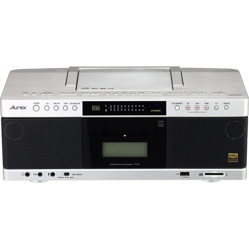 東芝 ハイレゾ CDラジカセ SD/USB/CD-RW対応 Aurex TY-AK1(N) サテンゴールド ハイレゾ CDラジカセ SD/USB/CD RW対応 Aurex TY AK1 サテンゴールド