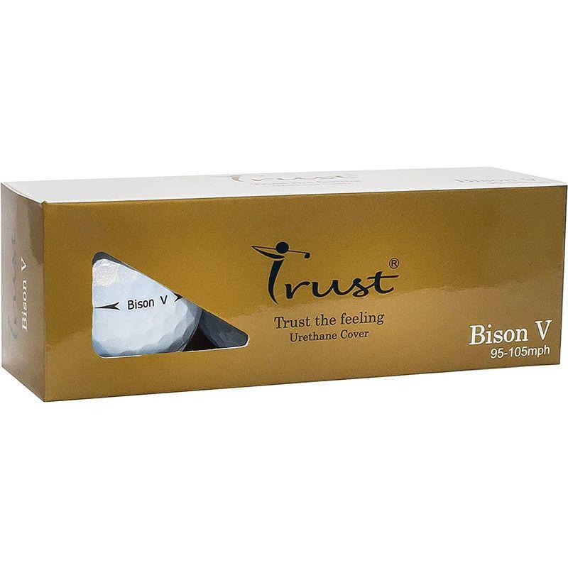 TrustトラストゴルフボールBison-Vウレタンカバー 3ピースリアクティブコア(ツアー系) ヘッドスピード42~47m/s Bison ／ Vウレタンカバー 3ピースリアクティブコア ツアー系 ヘッドスピード42 47m/s Bison