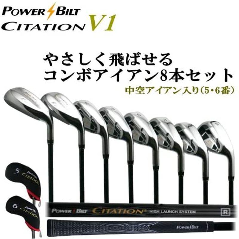 パワービルト CITATION(サイテーション) V1 アイアン 5UI~SW 8本セット R PBCTVI R CITATION サイテーション V1 アイアン 5UI SW 8本セット PBCTVI POWER