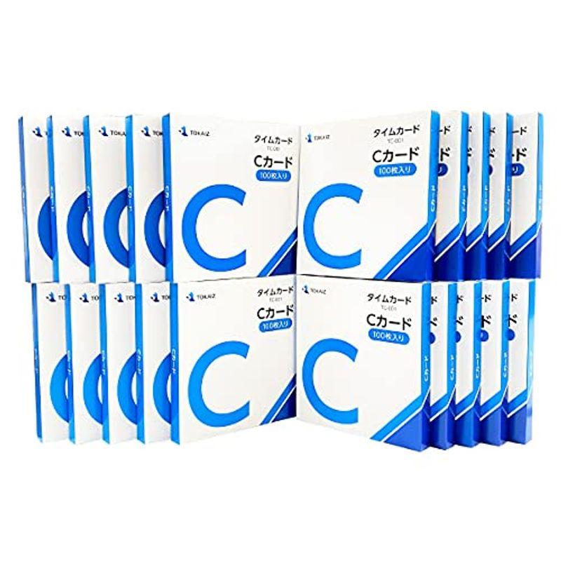 TOKAIZ Cカード TC-001 100枚入り×20箱セット タイムカード タイムレコーダー TR-001 TR-001S シリーズ専用 ...