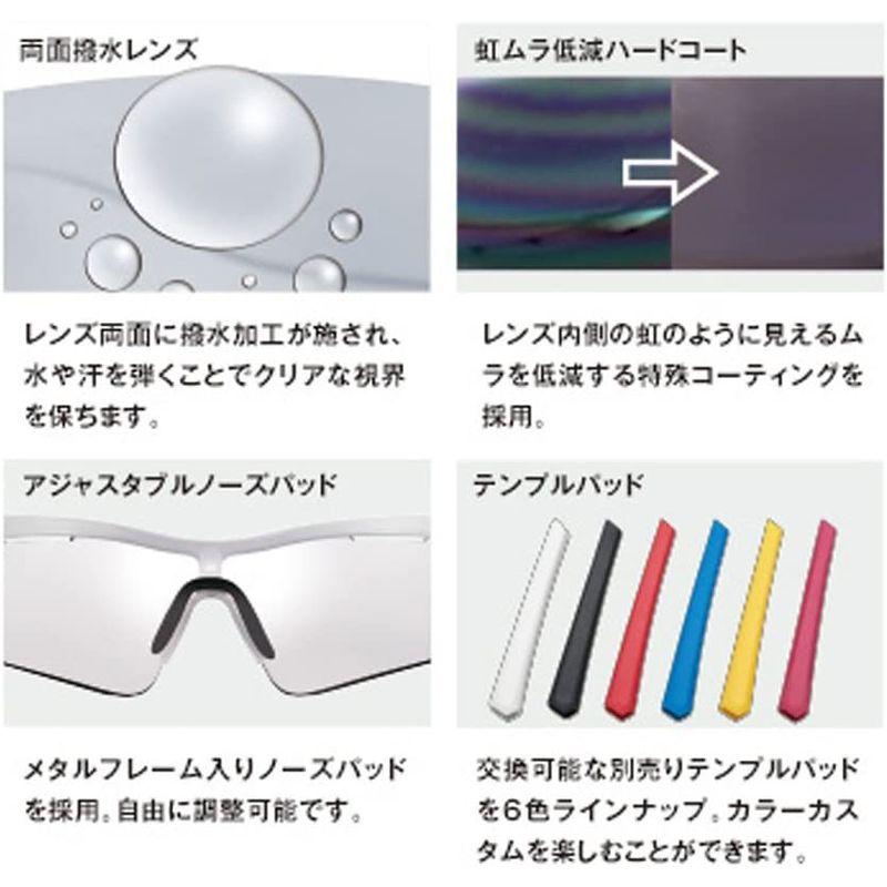 オージーケーカブト(OGK KABUTO) 自転車 スポーツサングラス/アイウエア 101PH (撥水クリア調光レンズ) ホワイト サイズ: サイズ OGK KABUTO 自転車 スポーツサングラス/アイウエア 101PH 撥水クリア調光レンズ ホワイト