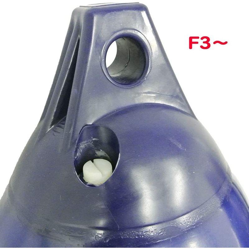 日本初上陸CASTRO (カストロ) フェンダー Fシリーズ 防舷材 ボート 船 マリーナ 桟橋 係留 (直径×長さ×アイ径) (ホワイト， その他マリンスポーツ用品