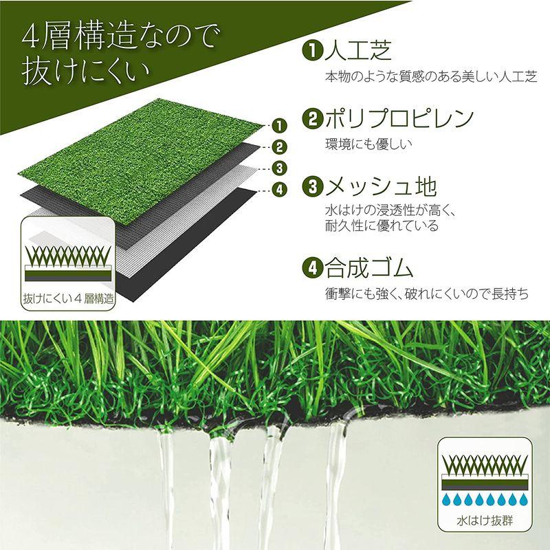 【〜6/6まで出品】 ONE STEP 人工芝 ロール リアル 芝生 シート1m×20m 芝丈35mm 密度2倍 高耐久 固定ピン付 庭 ガーデニング ベランダ 【J2148970264】(10922円)