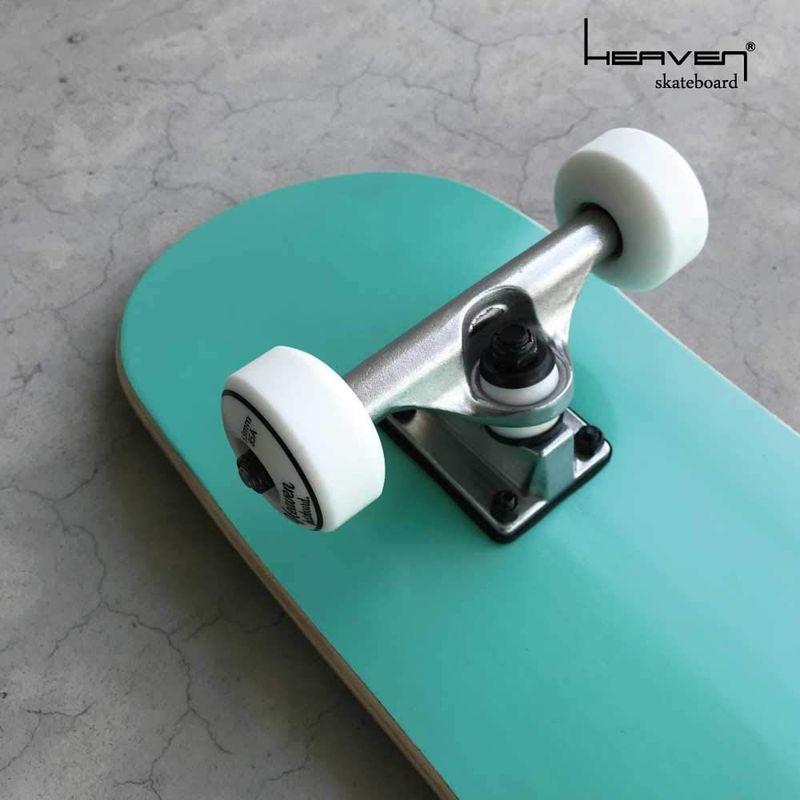 【訳あり品】 スケートボード スケボー コンプリートHEAVEN SKATE BOARD JUNIOR SERIES 28.5 MINT BLUE ミント 【U2014570554】(10239円)