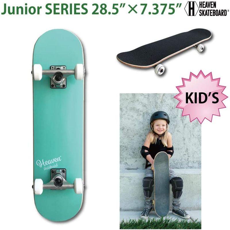 【訳あり品】 スケートボード スケボー コンプリートHEAVEN SKATE BOARD JUNIOR SERIES 28.5 MINT BLUE ミント 【U2014570554】(10239円)