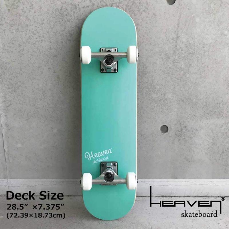 【訳あり品】 スケートボード スケボー コンプリートHEAVEN SKATE BOARD JUNIOR SERIES 28.5 MINT BLUE ミント 【U2014570554】(10239円)